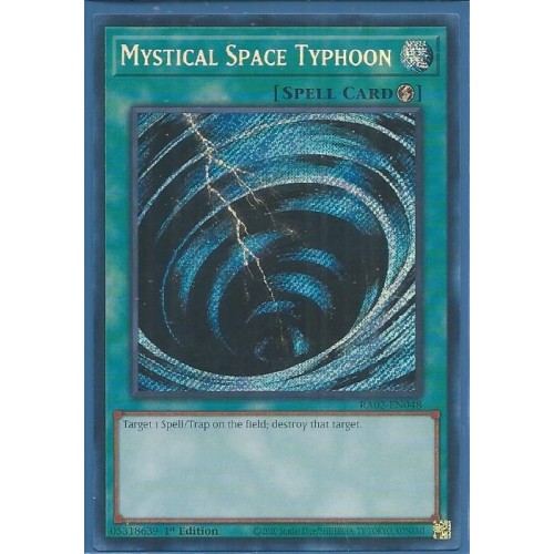 RA02-EN048S Mystical Space Typhoon – Secret Rare